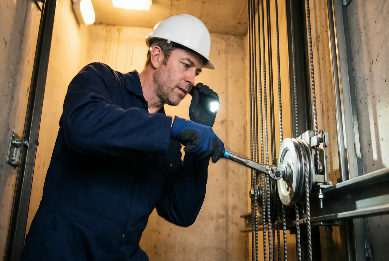 Maintenance et dépannage d'ascenseurs